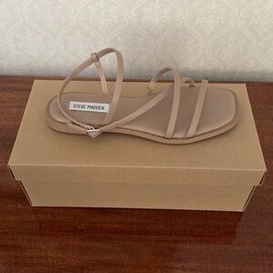 Steve Madden Bias Style Tan Sandals